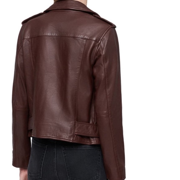 One day sale All Saints Balfren biker leather jacket - Picture 10 of 14